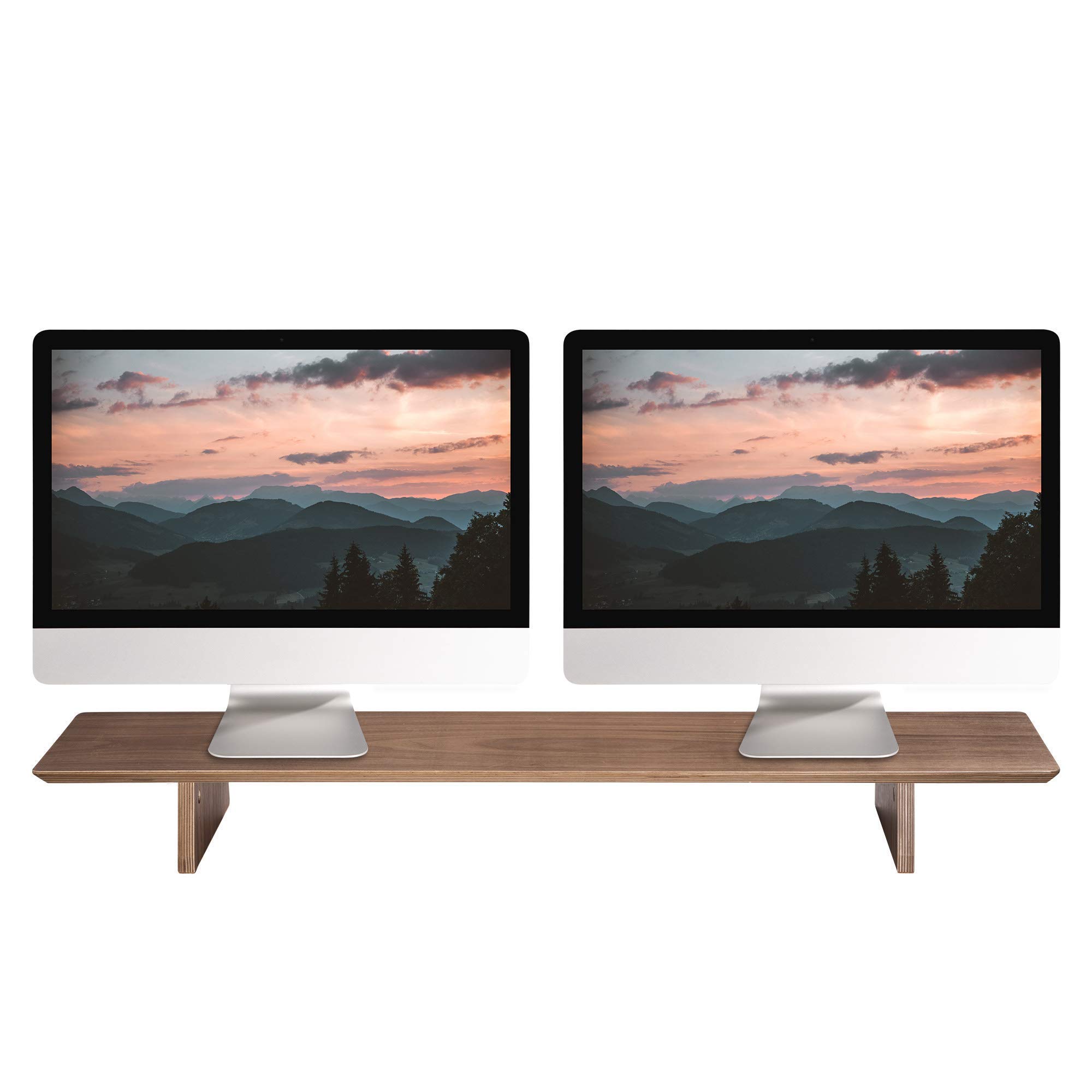 Buy SAMDI Wooden Monitor Stand, Laptop Computer Stand, Screen Stand, Wooden Display Stand for