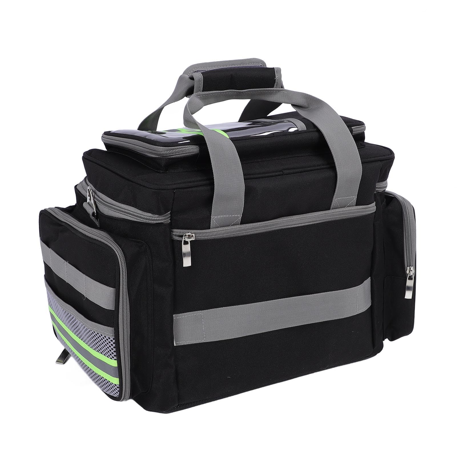 Kit Di Pronto Soccorso Kit Di Emergenza Vuoti, Usura Impermeabile Resistenza Alla Striscia Riflettente Di Pronto Soccorso a Grande Capacità Per Viaggi, Casa, Automobile, Escursioni(solo Borsa)