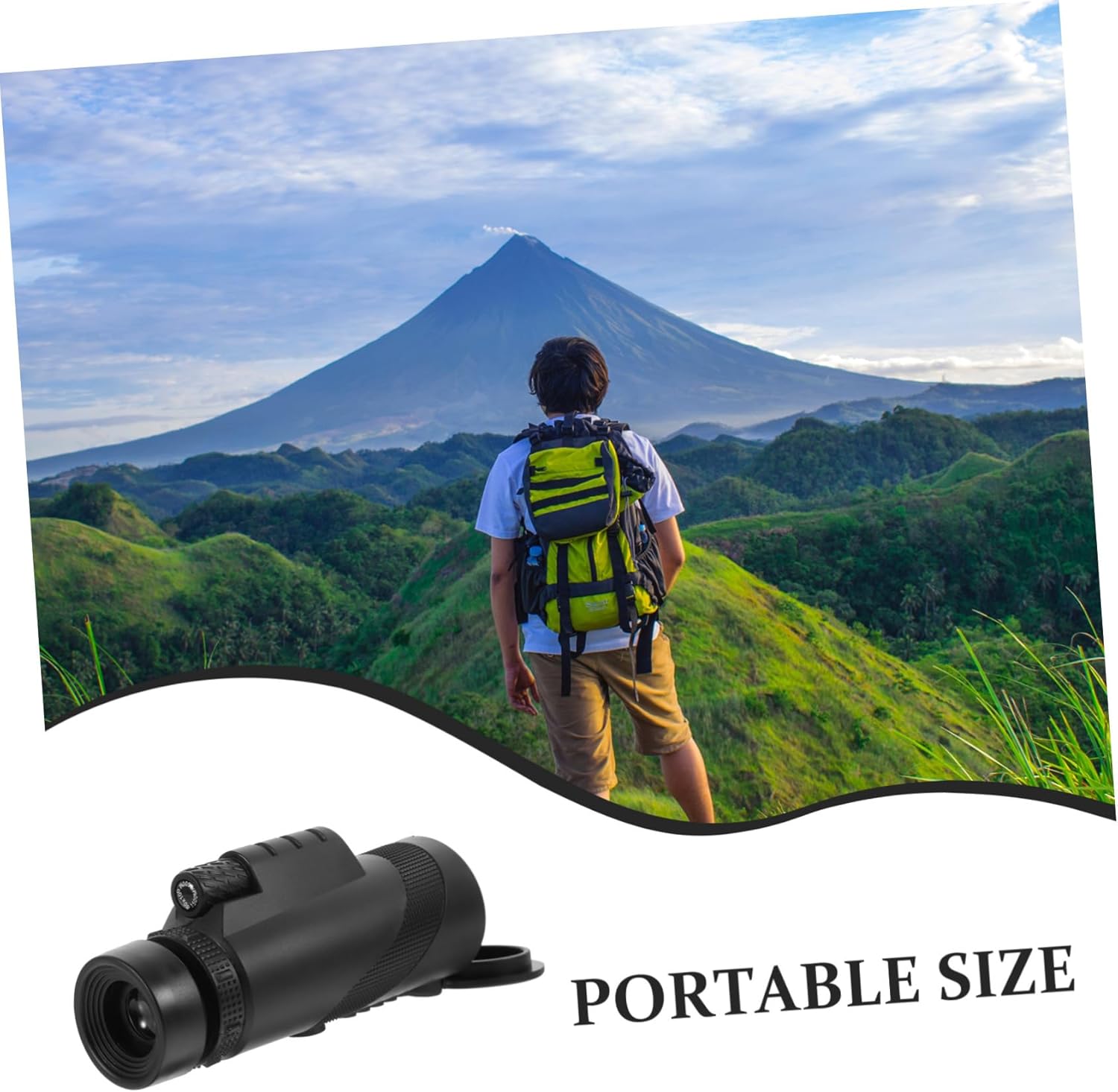 High-Definition Night Vision Telescope Monocular - Portable Astronomy Scope for Hunting, Travel and Observation