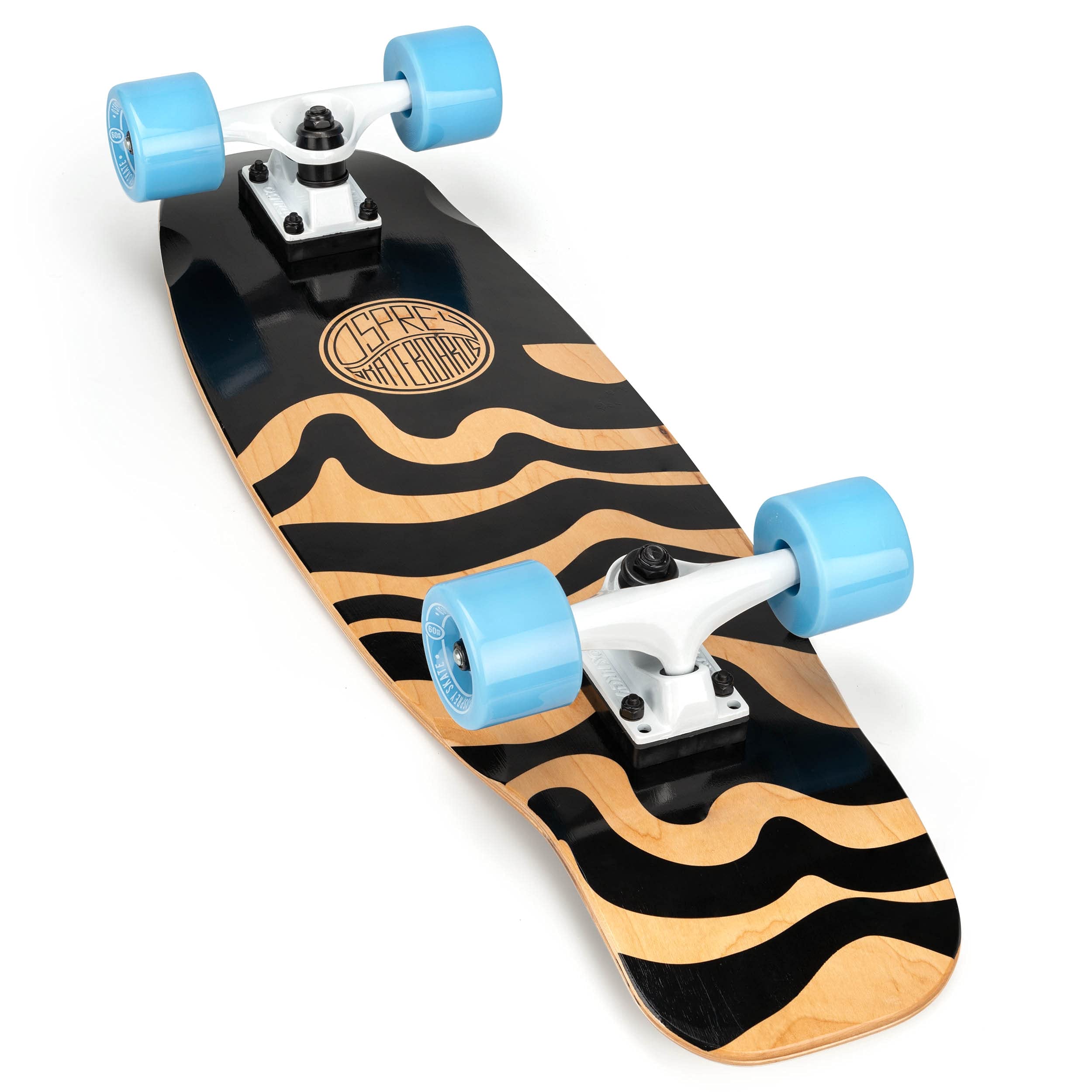 Osprey Cruiser Skateboard, Cruiser Board for Beginners, Entry Level Skateboard for Adults and Kids, Multiple Styles and Sizes