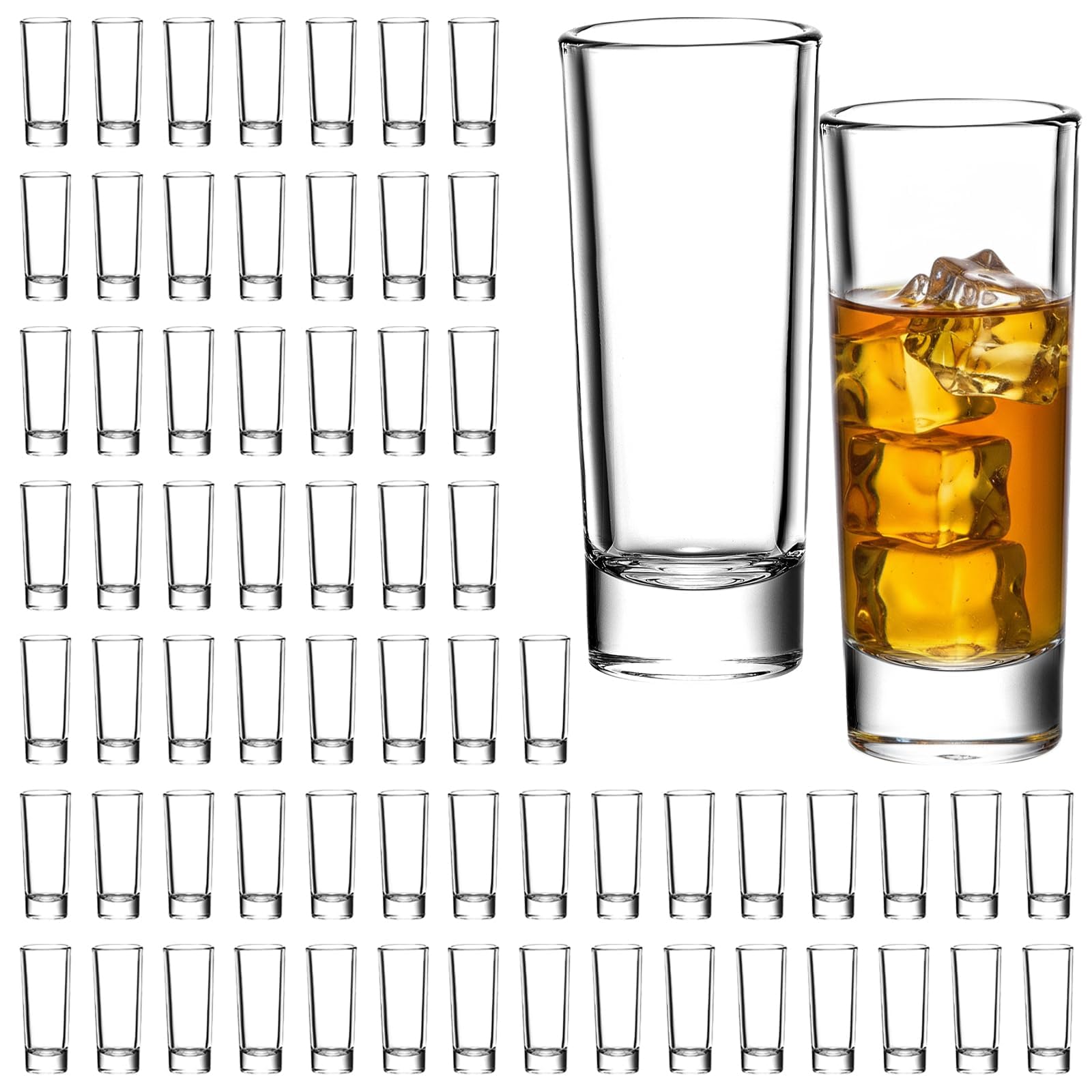 Photo 1 of SUN GKOTTA 68-Pack 2oz Tall Shot Glasses