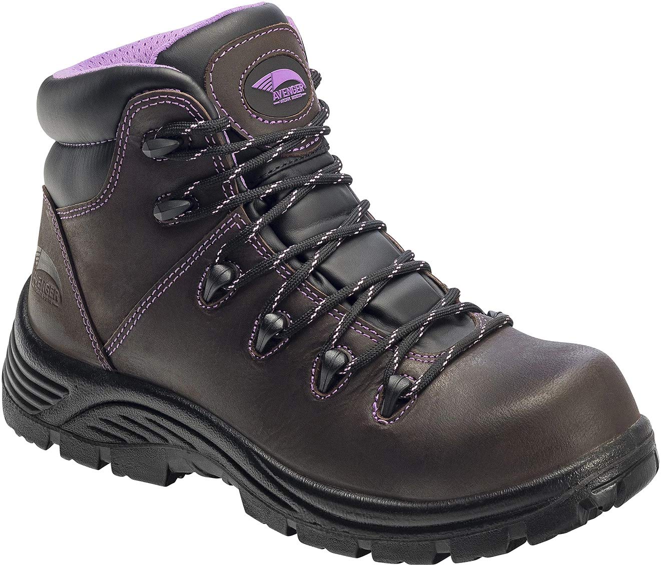 Avenger Work Boots Womens Framer Leather Comp Toe Waterproof
