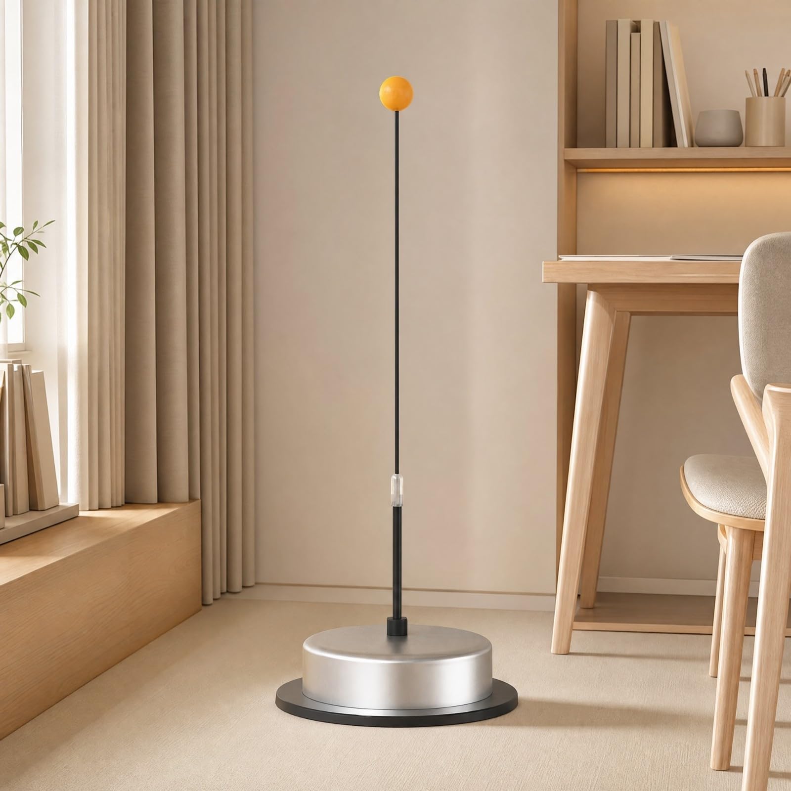 Gralara Tennis da Tavolo Pong con Base Pesata Robusto di Tennis da Tavolo con Albero Morbido Durevole Attrezzo Sportivo