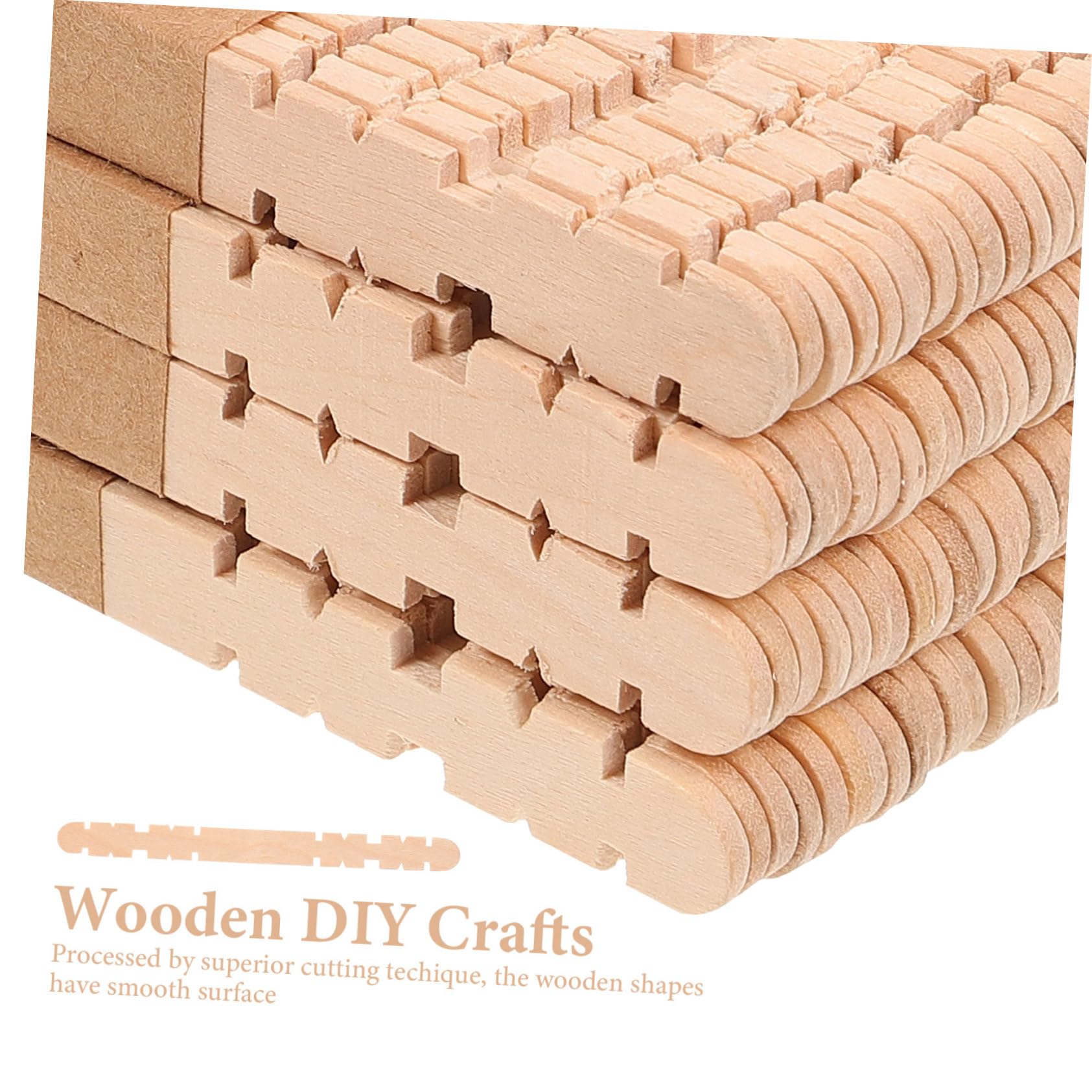 Lurrose 5stücke Handgefertigte Holzleisten Kreative Bastelmaterialien Aus Hochwertigem Holz Für Modelle Dekorationen Und Handarbeiten Für Feste Und Anlässe
