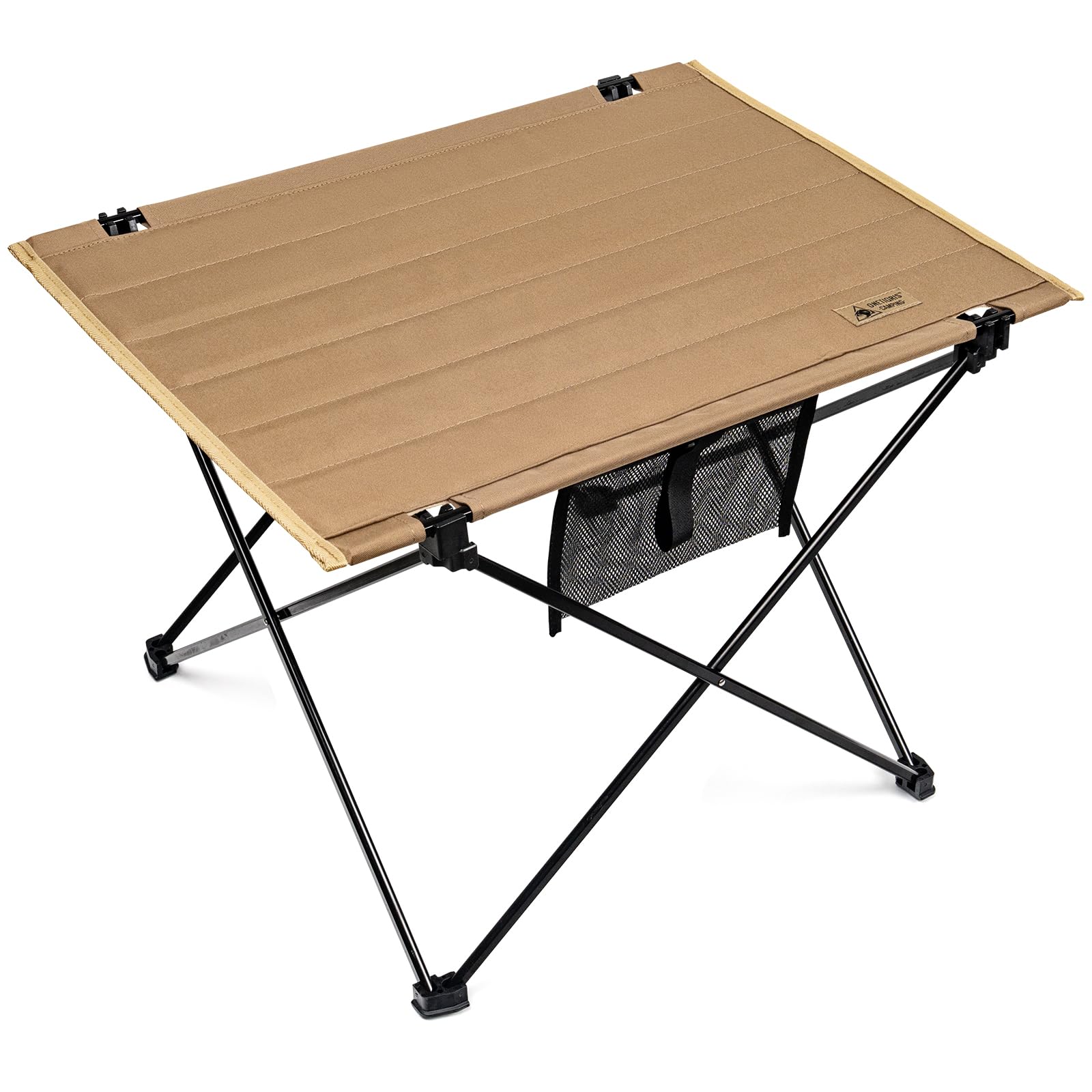ONETIGRIS Foldable Camping Table, Lightweight Portable Table Sturdy & Quick Setup, Holds Up to 66 lbs, Perfect for Camping, Hiking, Backpacking, Picnic, Beach, Travel