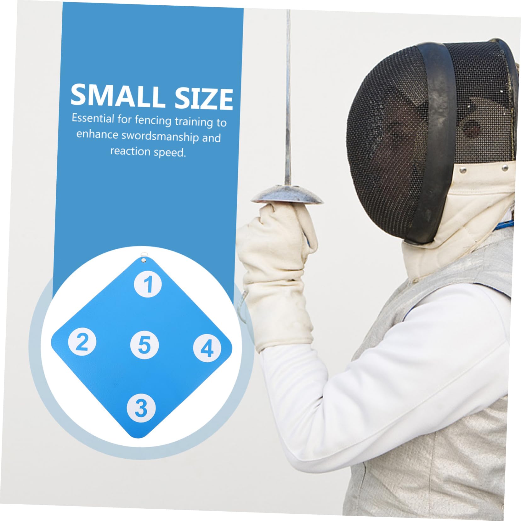 Alasum Fencing Training Target Rubber Fencing Wall Target for Indoor Practice Durable Fencing Equipment for Beginners Easy to Install Present for Fencing Enthusiasts