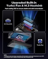 ORICO USB-C Hub dokkoló állomás M.2 NVMe SSD, 2.5/3.5" merevlemez, 4K HDMI, 100W PD, Gigabit Ethernet 8