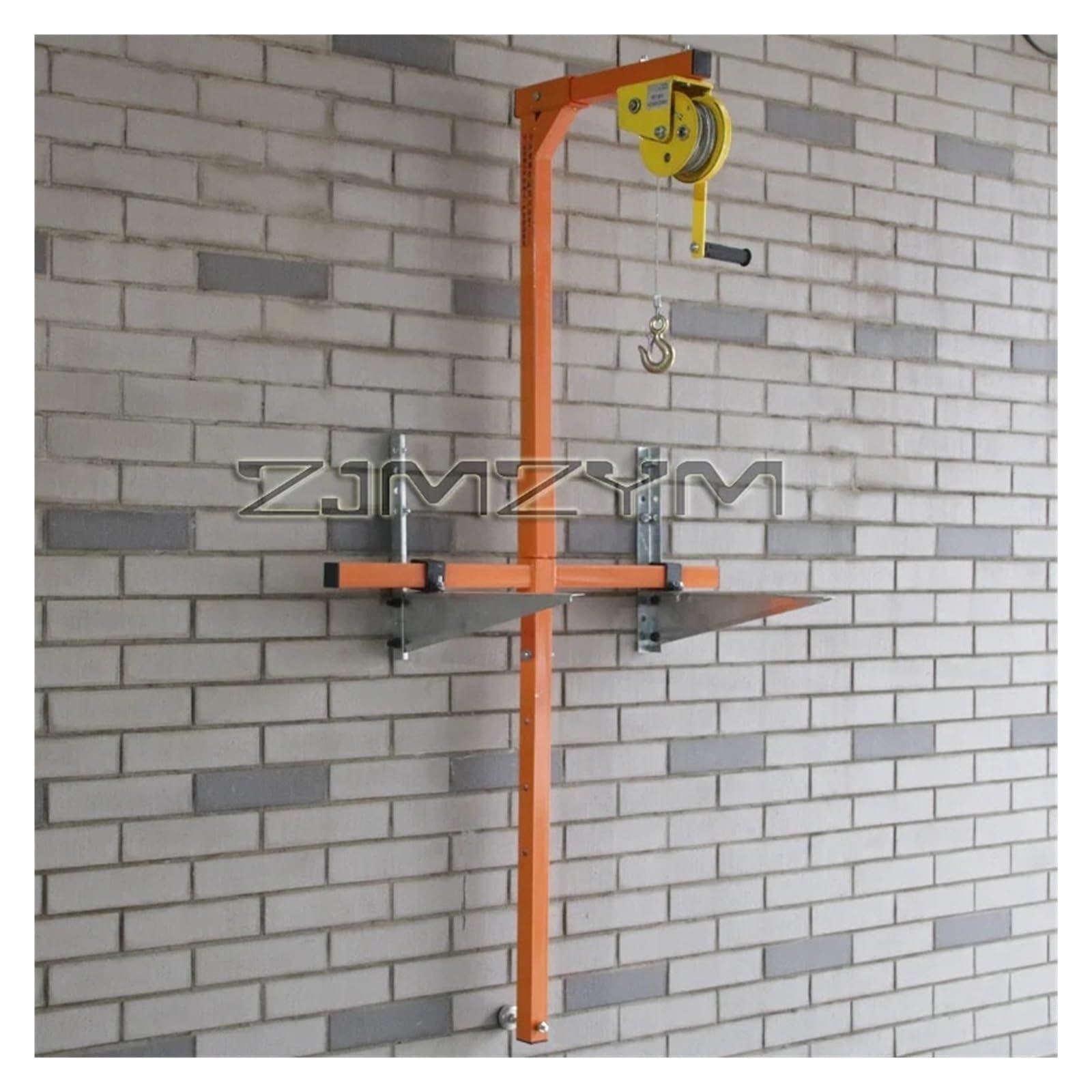 Grúa Plegable Autoblocante, Cabrestante Manual, Instalación De Herramientas, Elevación Aire Acondicionado Acero Inoxidable Herramienta Elevadora Eléctrica(10M rope)