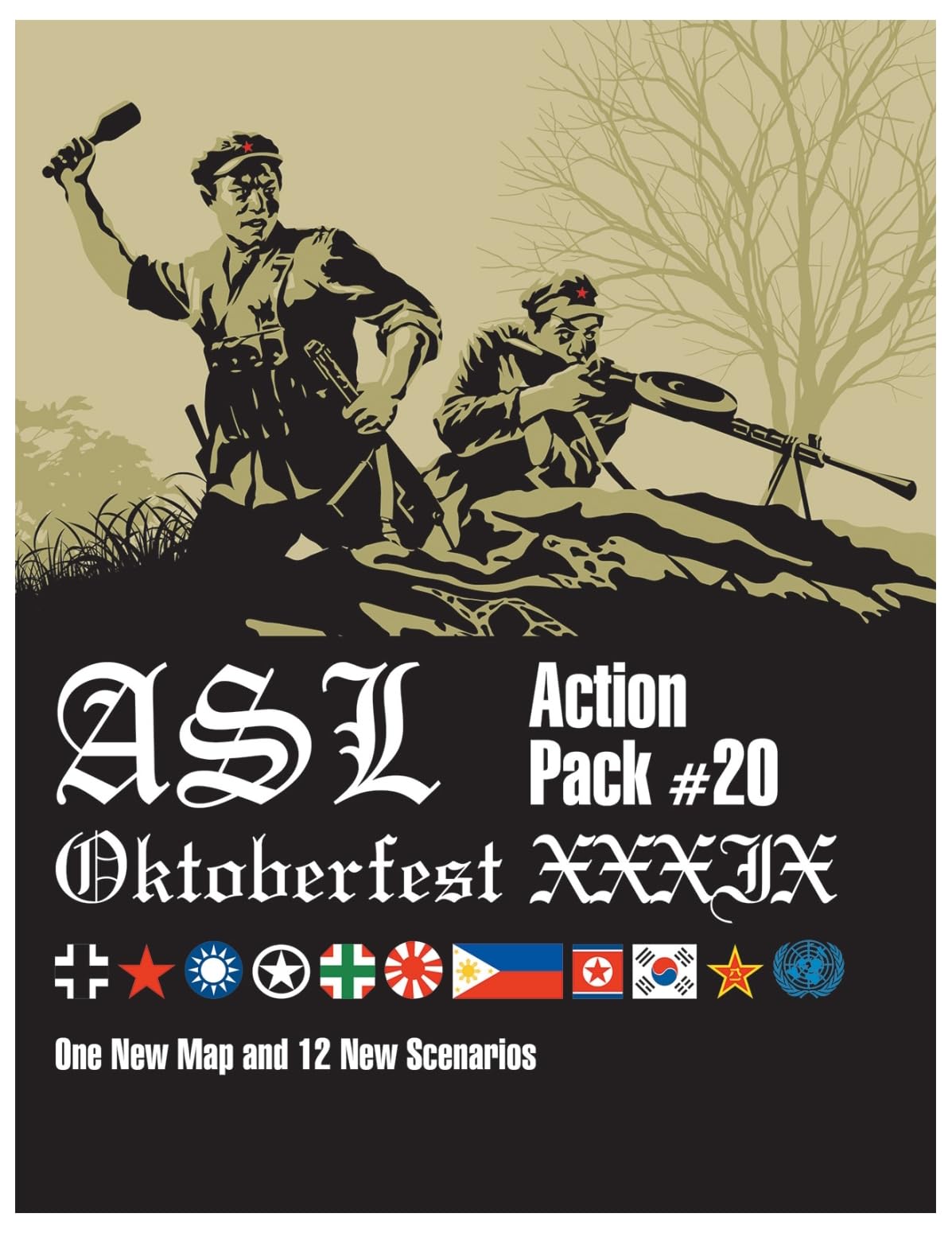 Multi-Man ASL Action Pack #20: Oktoberfest XXXIX, Board Game Extension Pack for The Advanced Squad Leader System, for Adults 18+
