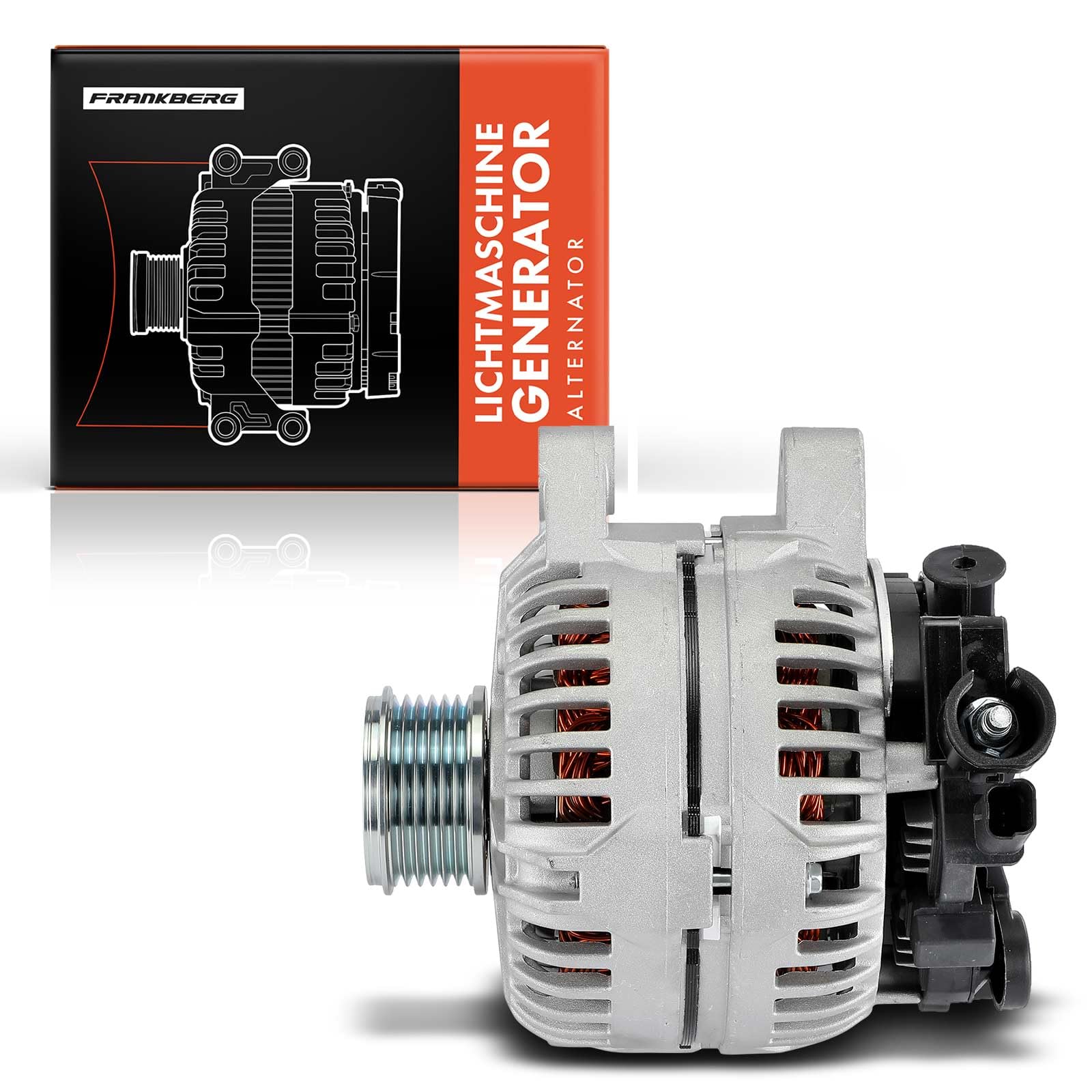 Frankberg Alternatore 0124525126 | 0124525126; Compatibile con: Pianale/telaio Partner 5 G, Bipper AA, Berlingo/Berlingo Primo monovolume GFK GJK MF