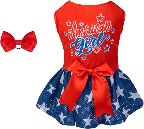 CuteBone - Vestido de malla para perros, vestido de verano para cachorros, atuendo para mascotas, moda de verano para perros pequeños, niña, ropa