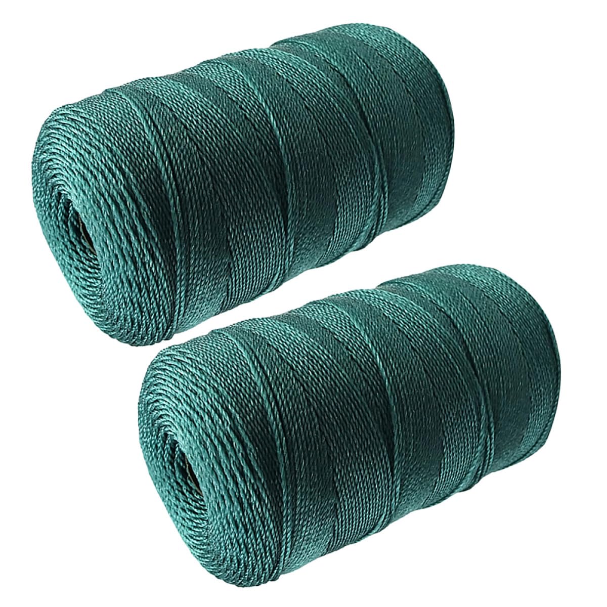 Cuerda de Pesca de Hilo de Nailon Trenzado 6 Hilos 2 Piezas para Reparación de Redes de Pesca en Agua Dulce y Salada Resistente para Uso