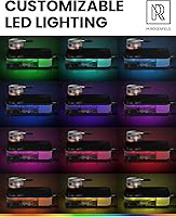 Vista 4 de Set portátil de cachimba con todo incluido - Set portátil de cachimba negro para viajes con bolsa plana para cachimba - Kit de cachimba