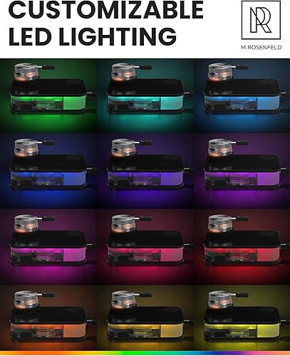 Miniatura 3 de Juego de cachimba portátil con todo, juego de cachimba portátil negro para viajes con bolsa plana para cachimba - Kit de cachimba con soporte de