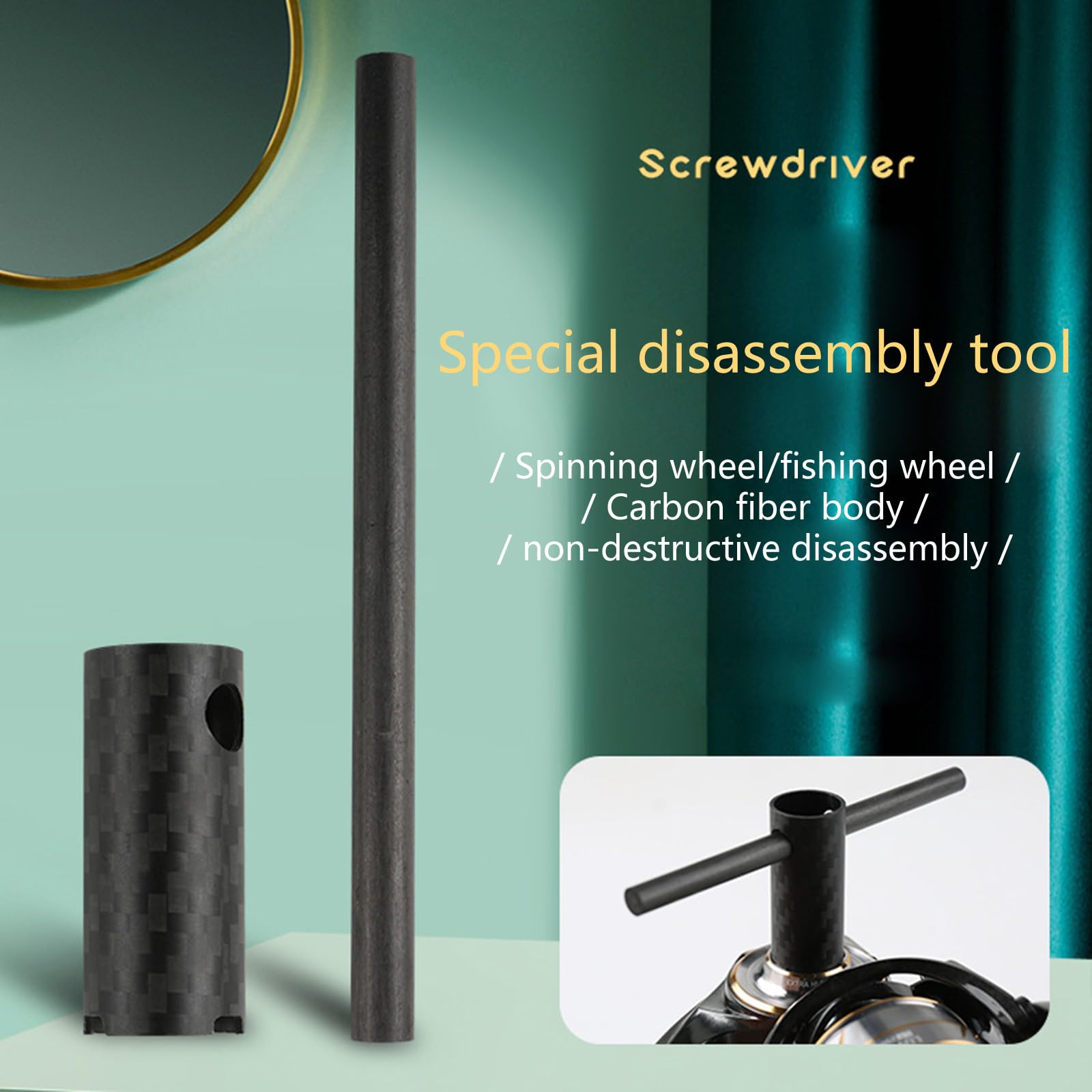 Reel Repair Fishing Reel Maintenance Tool Baitcast Reel Disassembly Tool Fishing Wheel Remover Easy to Use