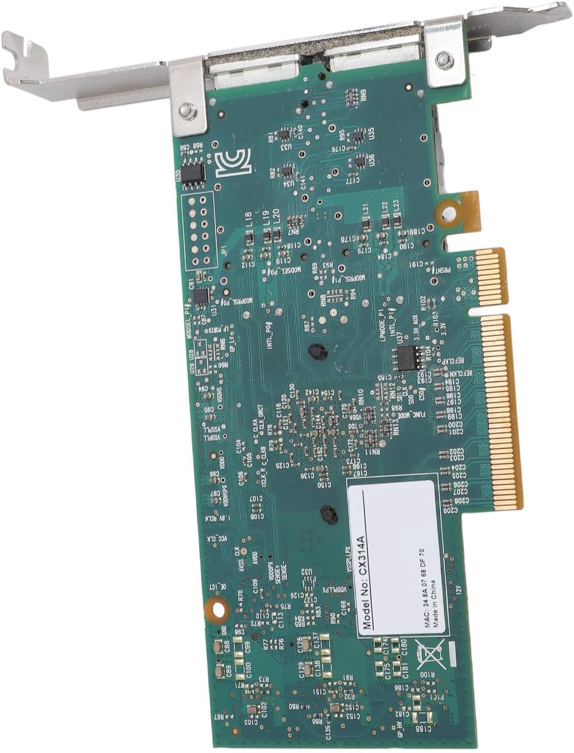 Gugxiom 40GB PCIe Network Card, Dual Port QSFP PCI Express 3.0 X8 Ethernet Adapter, for Optical Fiber