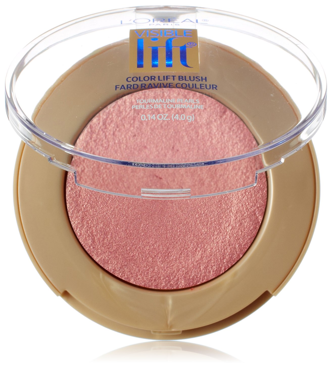 L'Oréal Paris Visible Lift Color Lift Blush, Rose Gold Lift, 0.14 oz.