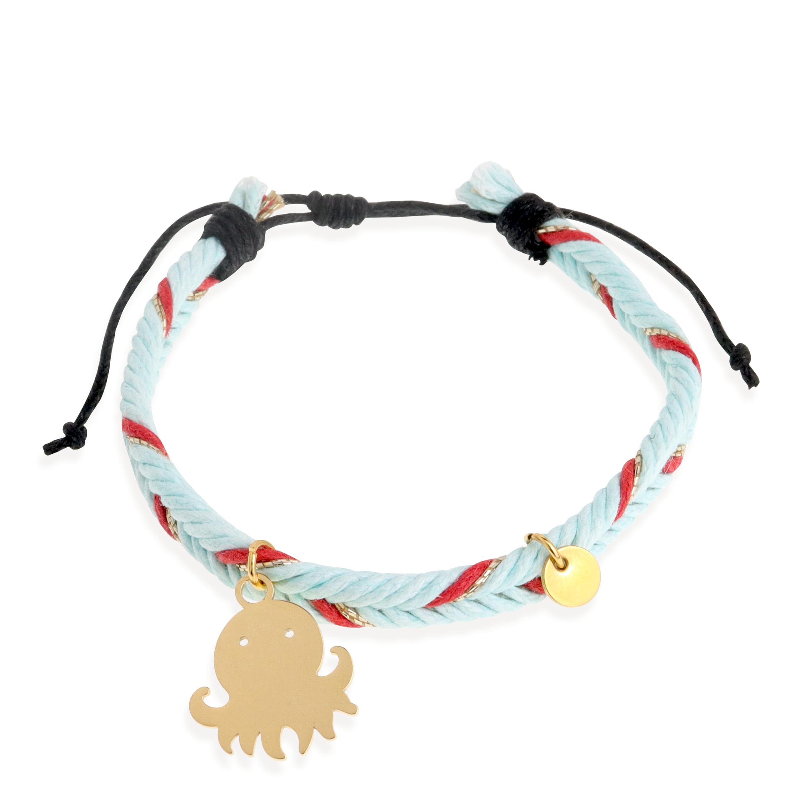 BXDA Charm Waterproof Braided Adjustable Bracelet for Women, Handmade Nautical Ocean Sailor Knot Bracelet Summer Beach Surfer Jewelry Gift.