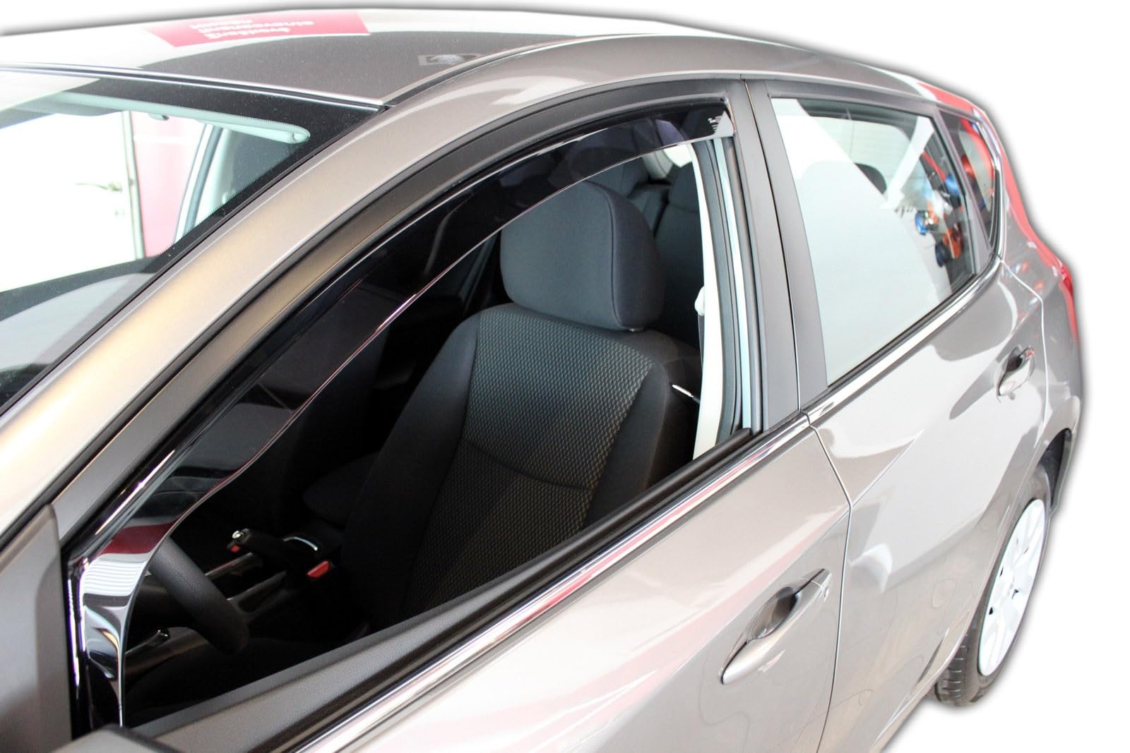 J&J AUTOMOTIVE HEKO Windabweiser für Nissan Pulsar 5-Türer 2014-2018, 2tlg