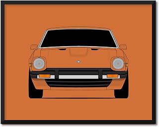 CUSTOMIZABLE COLOR: Datsun (Nissan) 280ZX (1979-1983) Inspired Poster Print Wall Art Decor Handmade (Unframed)