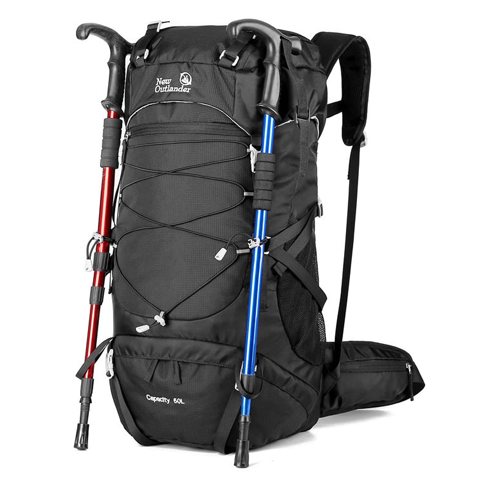 Lixada Mochila de Senderismo de 50L Mochila de Viaje para Acampar MontañIsmo Mochila para Deportes al Aire Libre Mochila Grandes para Hombre y Mujer Impermeable Mochila de Senderismo Mochila de Viaje