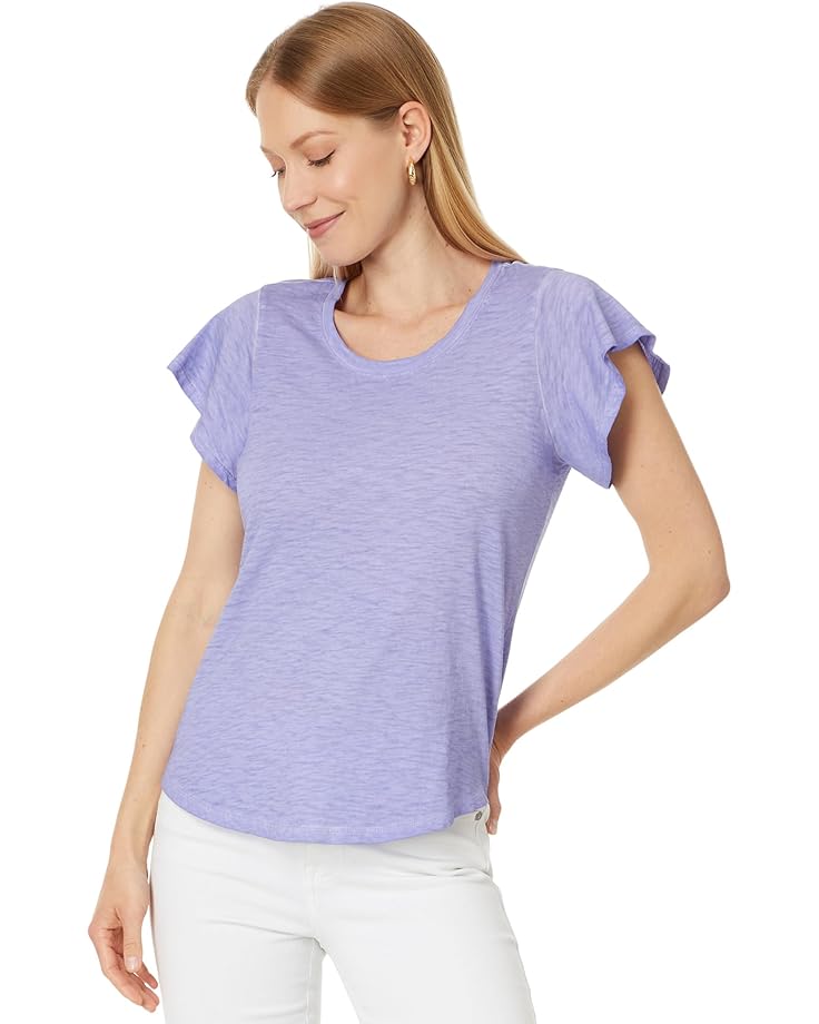 NIC+ZOE Flutter Short Sleeve Tee - Main View