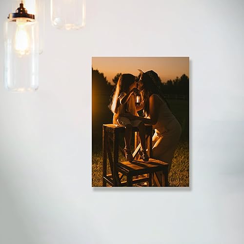 Miniatura 2 de Impresiones en lienzo personalizadas (lienzo enmarcado, 16 x 20 pulgadas), impresión de lienzo personalizada con tu foto, perfecto para decoración