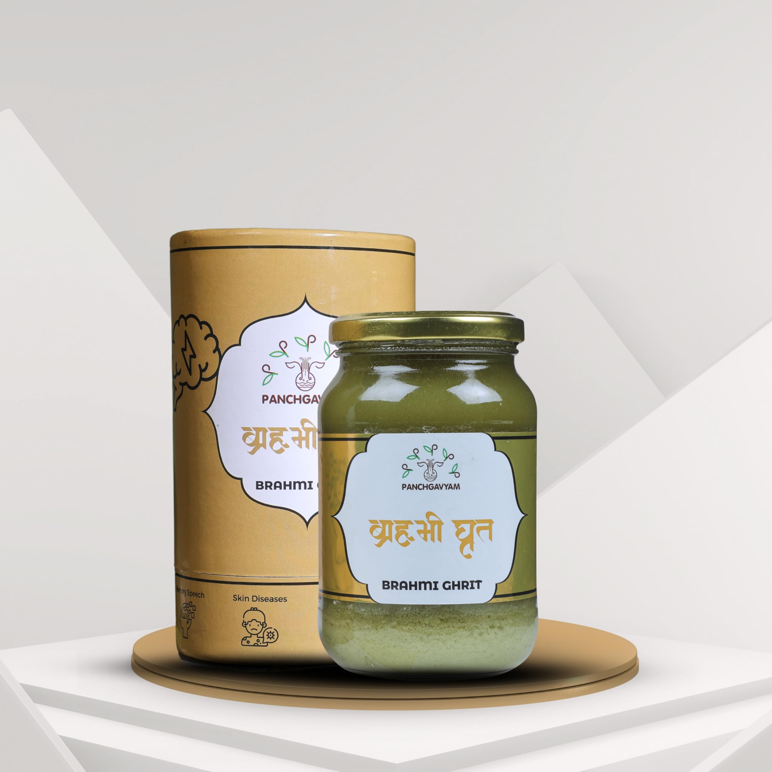Brahmi Ghrit/Ghee | Ayurvedic Health Supplement Ghrit/Ghee | Authentic A2 Ghee for Brahmi Ghrit/Ghrit | Panchkarma Suvarna Brahmi Ghee | Stress Relief | Good for speech delay & Skin Diseases (B0CBSGDB37) Amazon Price History, Amazon Price Tracker