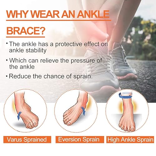 Miniatura 4 de Povihome Funda maleolar elástica con dos almohadillas de gel para amortiguación y protector de huesos de tobillo, ideal para correr, patinar, tacos