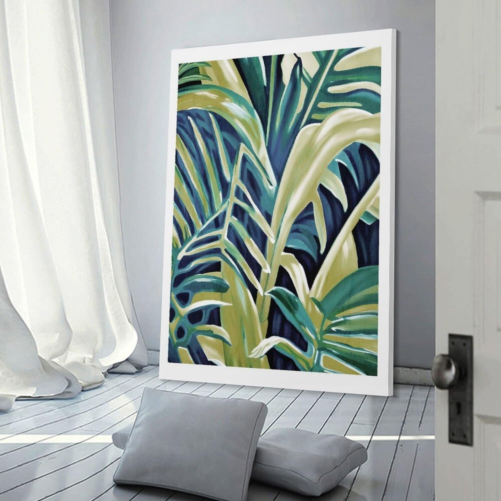 Junmoney Tropical Nature Painting Wall Picture Print 16x24inch(40x60cm), for Picture Wall Styling in Lounge Or Bedroom, Ideal for Building A Coordinated Art Wall
