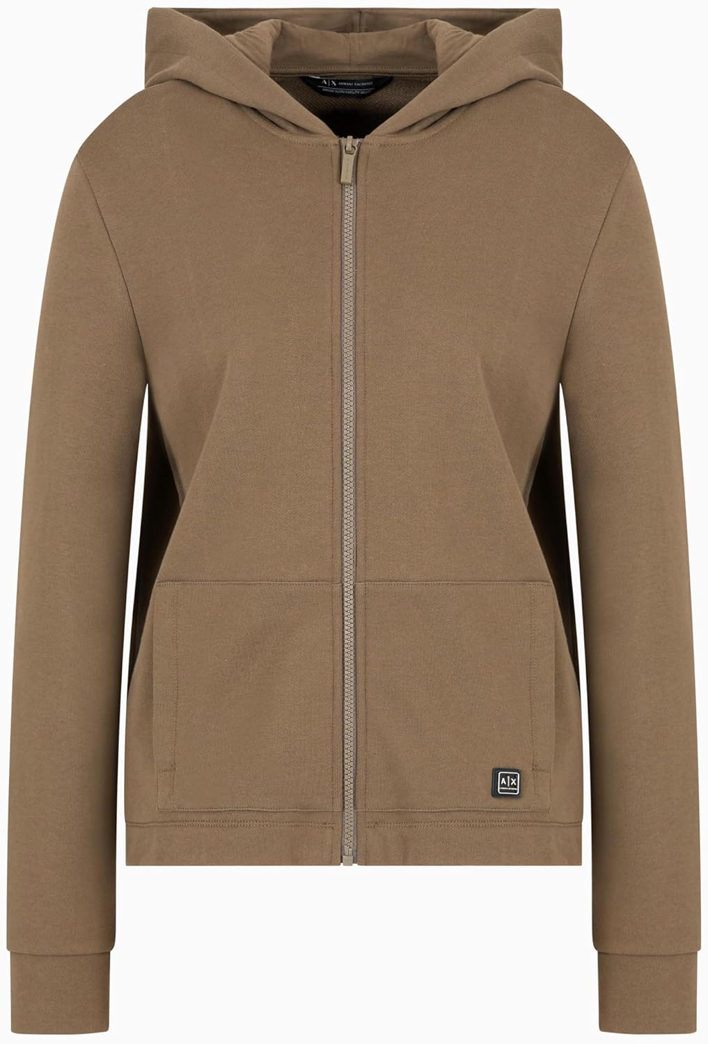 Armani Exchange womens Mini Logo Zip Up Hoodie - Image 3