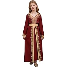 Girls Middle East Prayer Dress Muslim Abaya Hooded Islamic Modest Arabian Dresses Middle Dubai Attire Kaftan