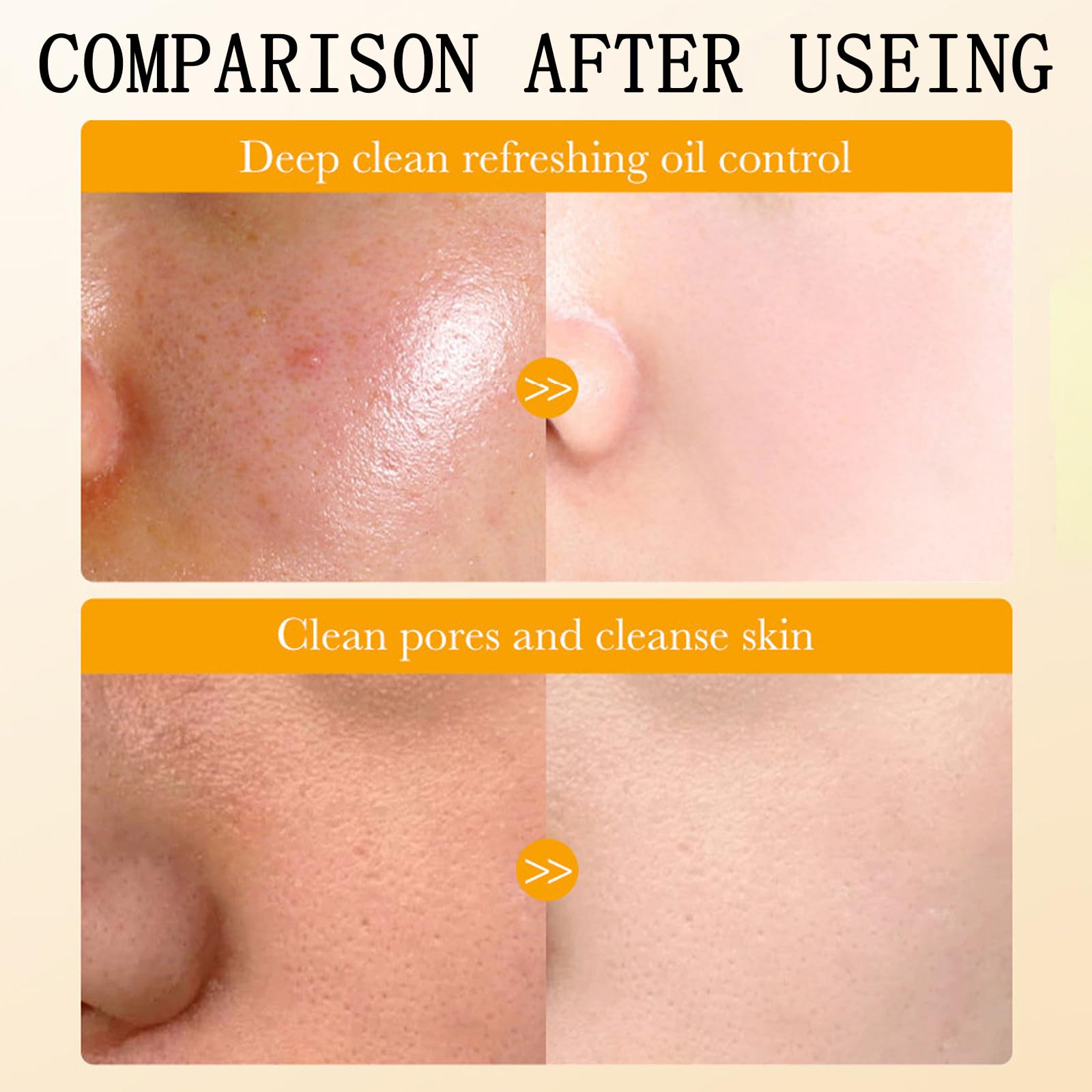 Turmeric Face Wash with Brush, Foaming Facial Cleanser for Women Improves Blemishes, Zits, & Evens Skin Tone - Image 4