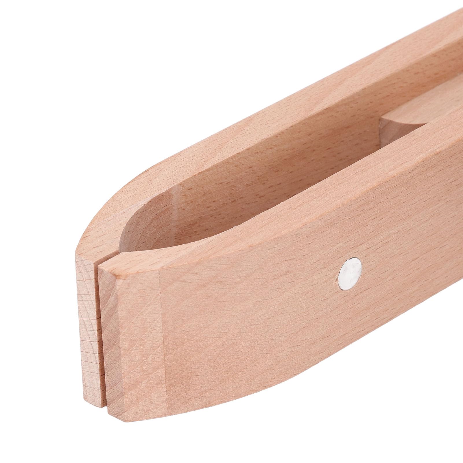 Generisch Nähclips Aus Buchenholz Und Leder, Verstellbares Design, Faltbare Struktur, Kompakt Und Leicht, Perfekt Für DIY-lederarbeiten