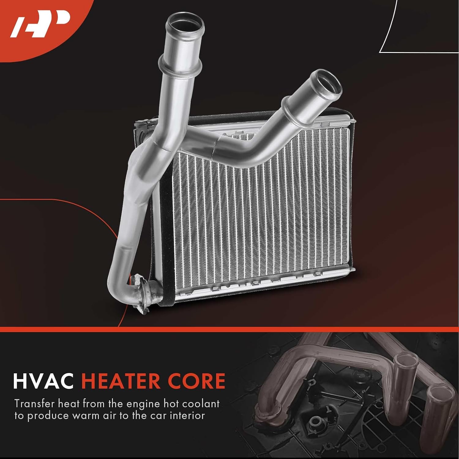 A-Premium HVAC Heater Core Compatible with Nissan