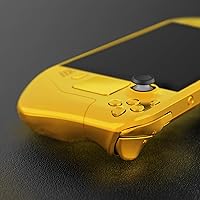 Vista 5 de eXtremeRate Juego completo de carcasa de bricolaje con botones para Steam Deck LCD, placa frontal personalizada de repuesto para Steam Deck LCD, oro