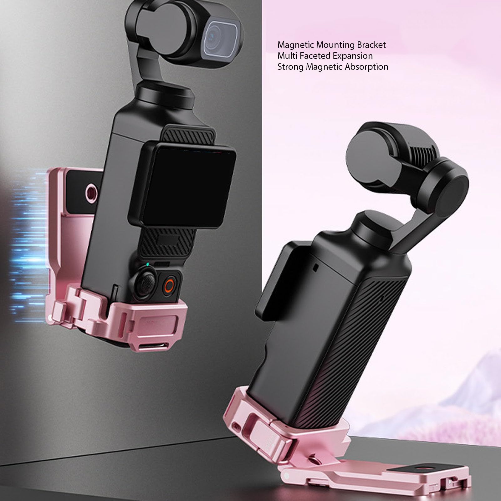 Jectse Supporto Magnetico con Staffa Compatibile con 3,