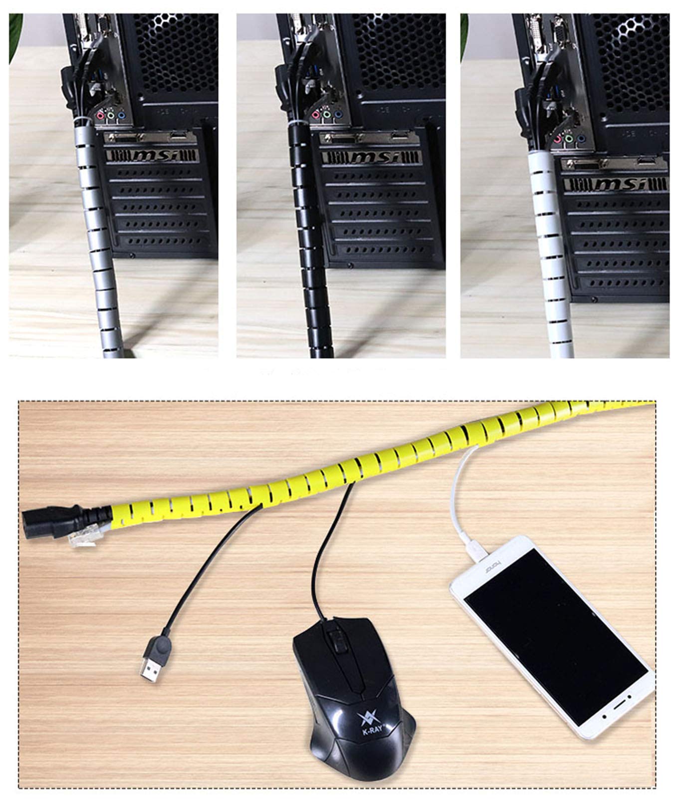 Insun 2 M Gaines De Câbles électriques Pour La Gestion De