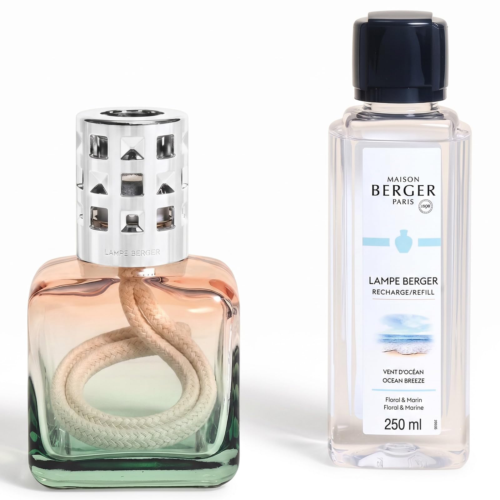 Amazon.com: MAISON BERGER Ice Cube Lampe Berger Gift Set, Peach 