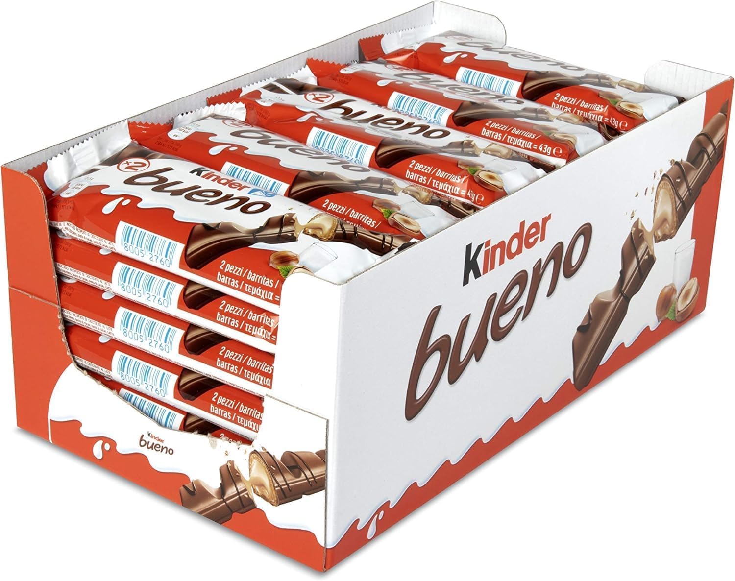 Ferrero Kinder Bueno - Pacco da 30 x 51 g