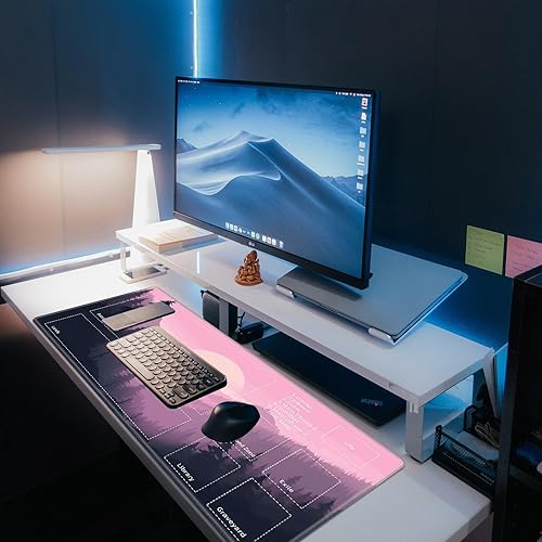 Miniatura 7 de Tapete de juego para MTG, tapete de juego de cartas cosido con zona mágica para juegos de cartas MTG, tapete de juego de cartas de 24 x 14 pulgadas,