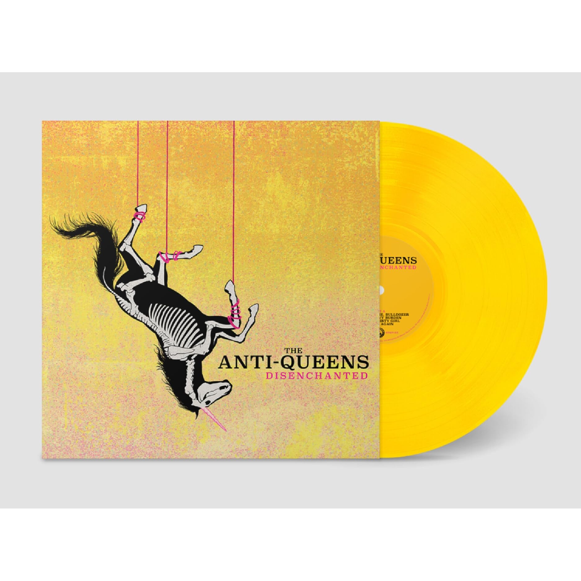 ANTI QUEENS, The - Disenchanted - Vinyl (limited yellow swirl vinyl LP)