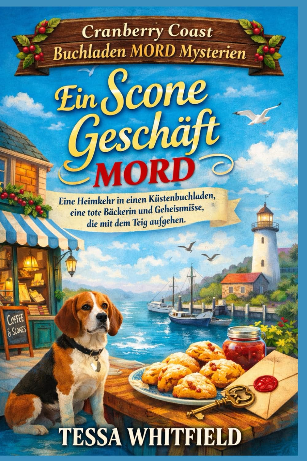 Ein Scone Geschäft Mord: Eine Heimkehr in einen Küstenbuchladen, eine tote Bäckerin und Geheimnisse, die mit dem Teig aufgehen. (Cranberry Coast Buchladen Mord Mysterien.)