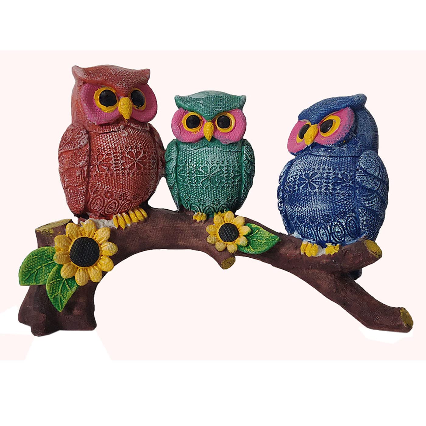 Wonderland Resin Three owl on Branch for Home & Garden Decoration, Multicolor (B092SK1S1Q) Amazon Price History, Amazon Price Tracker