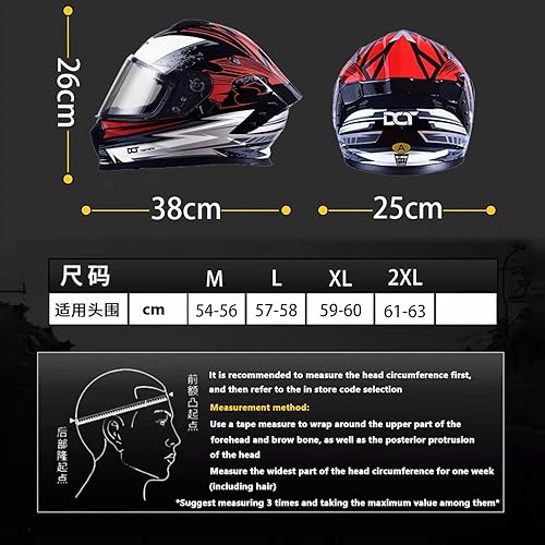 Miniatura 2 de Casco modular de motocicleta abatible de cara completa para adultos, Cascos para motos, casco de motocross, aprobado por DOT, doble visera, fácil de