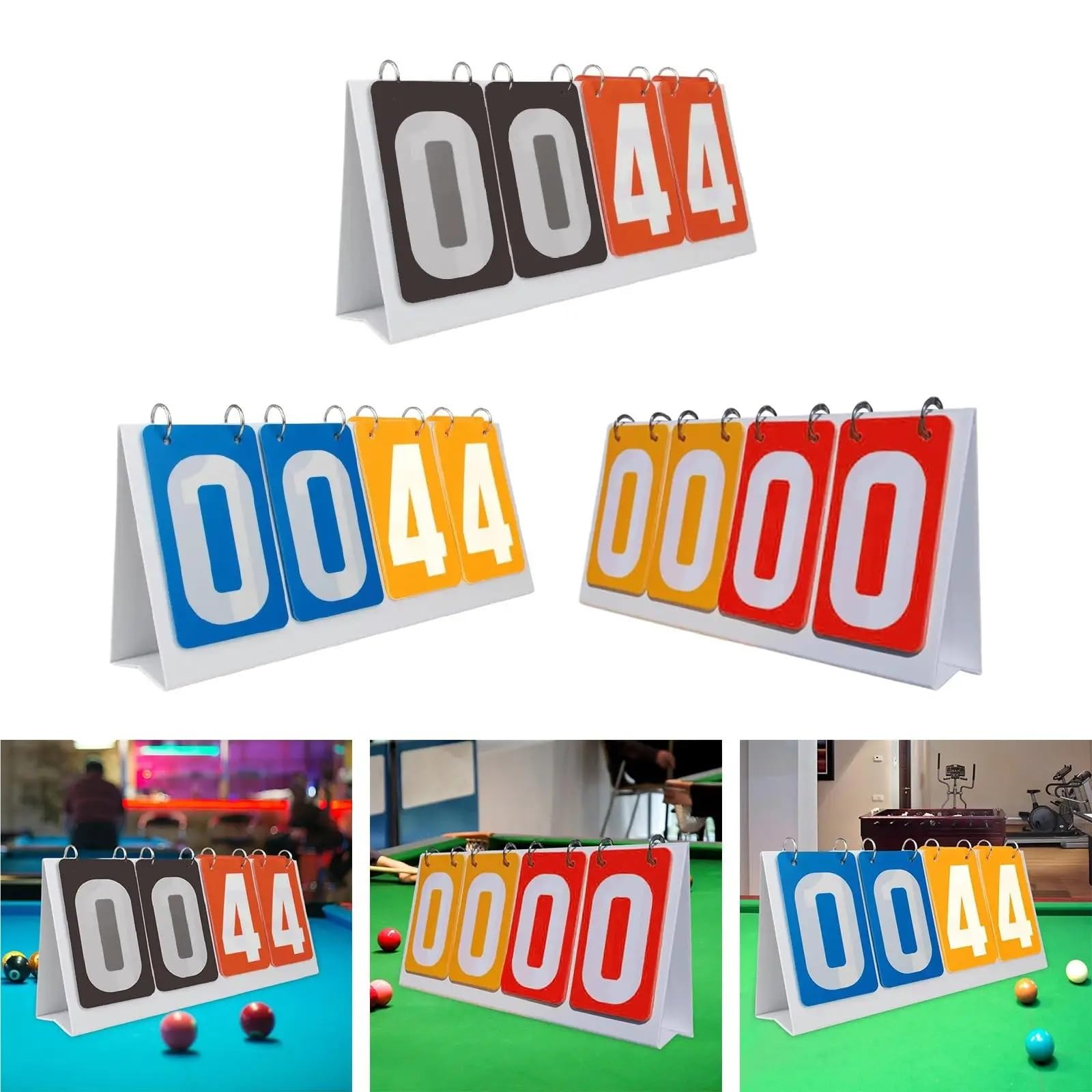 Digitale Flip-Anzeigetafel, tragbar, Flip Number Scoreboard for Baseball, Fußball, Volleyball, Basketball, Tennis