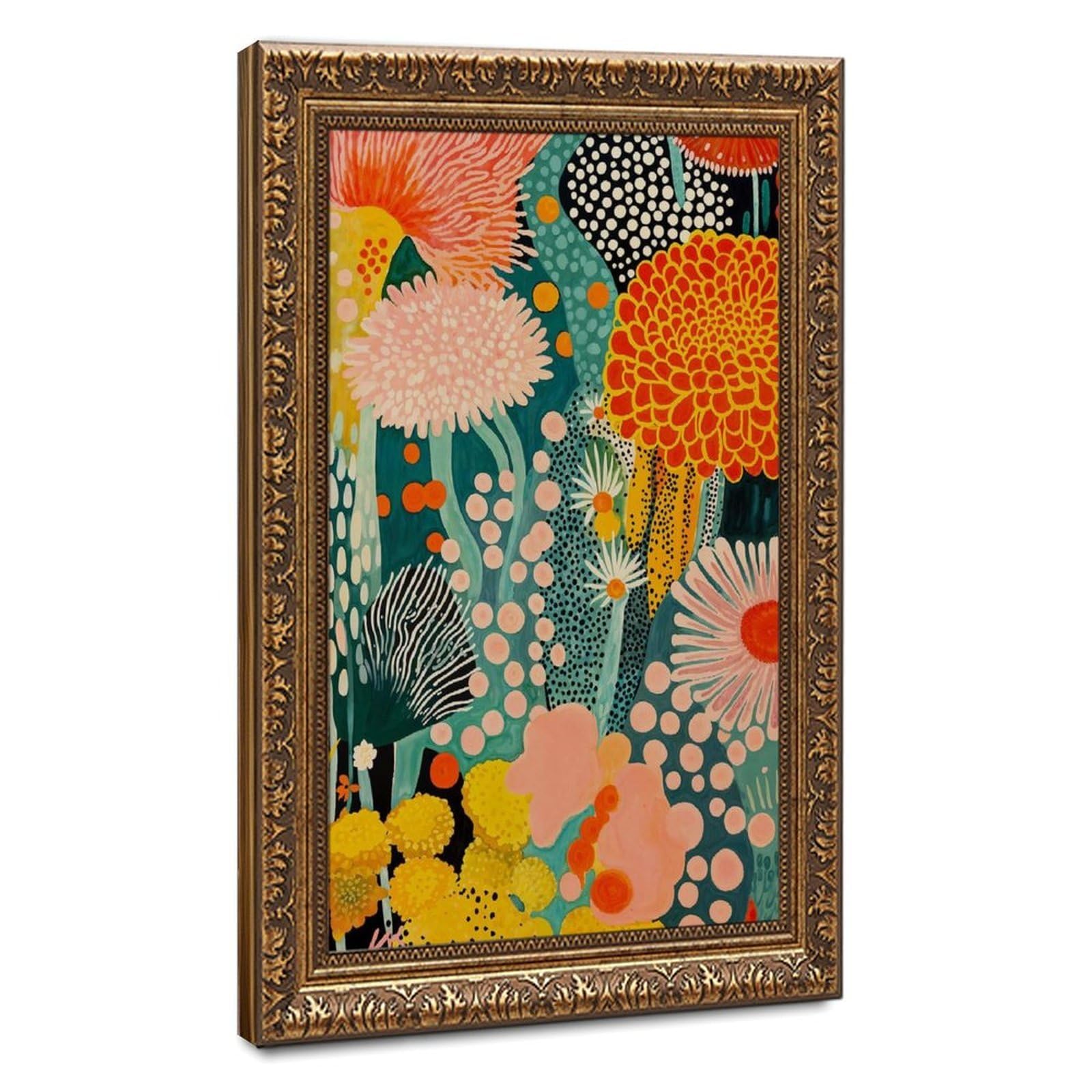 Bareronor Abstract Botanical Poster (6) Canvas Poster Bedroom Decor Landscape Office Room Decor Gift 20" L X 30" W