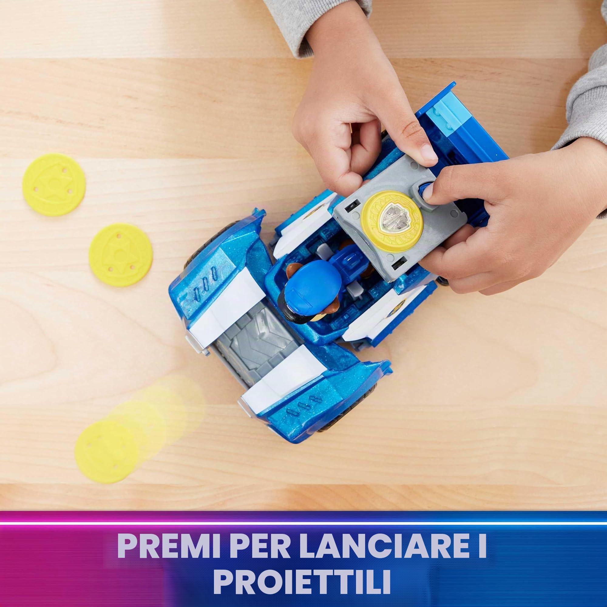 Paw Patrol The Movie - Set di 2 personaggi del cane cinematografico Skye Chase, per auto radiocomandata