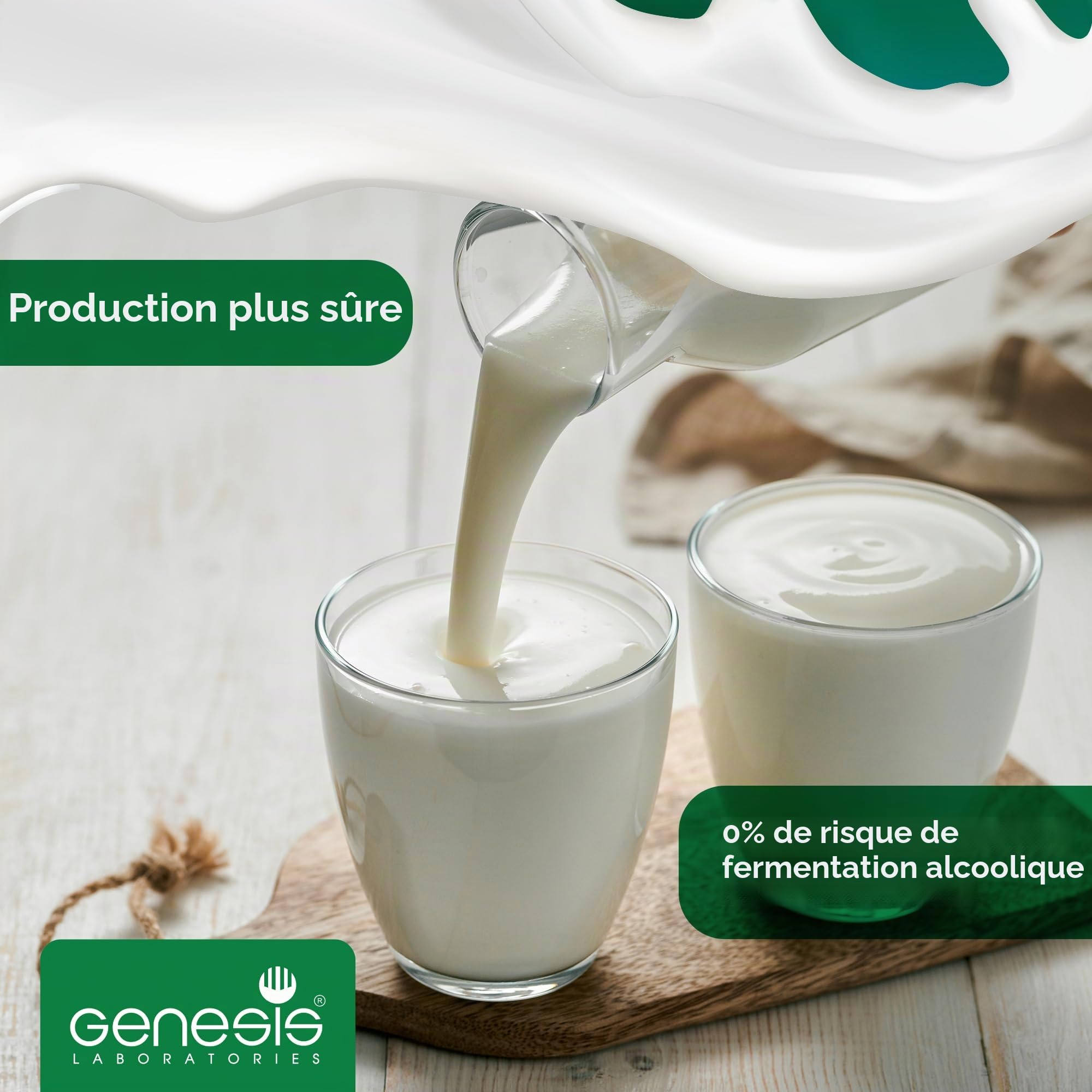 Genesis Starter Culture pour la préparation artisanale de kéfir -pour et de 50L