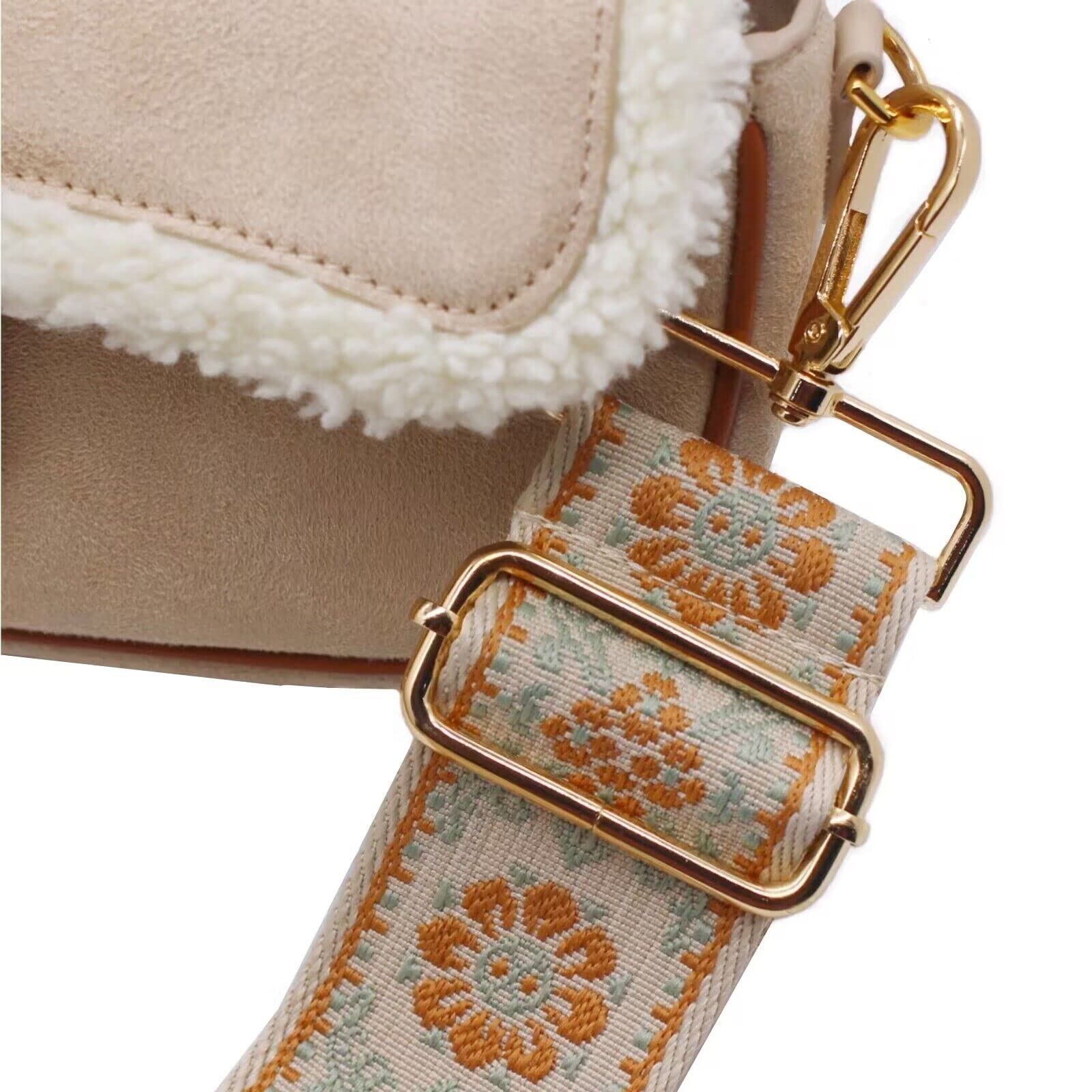 Handtaschengurt 5,1 Cm Breit – Verstellbar 71–127 Cm, Mit Goldener Schnalle, Crossbody